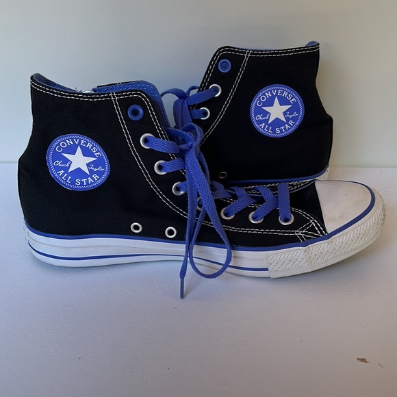 Converse All Star Chuck Taylor high top side zipper. Men size 8, Women size 10. - Picture 5 of 15